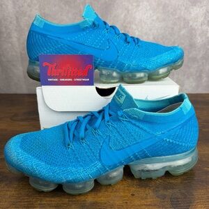 Nike Air VaporMax Flyknit Blue Orbit Size 11 849558-402 Men’s Gym Shoes OG Rare